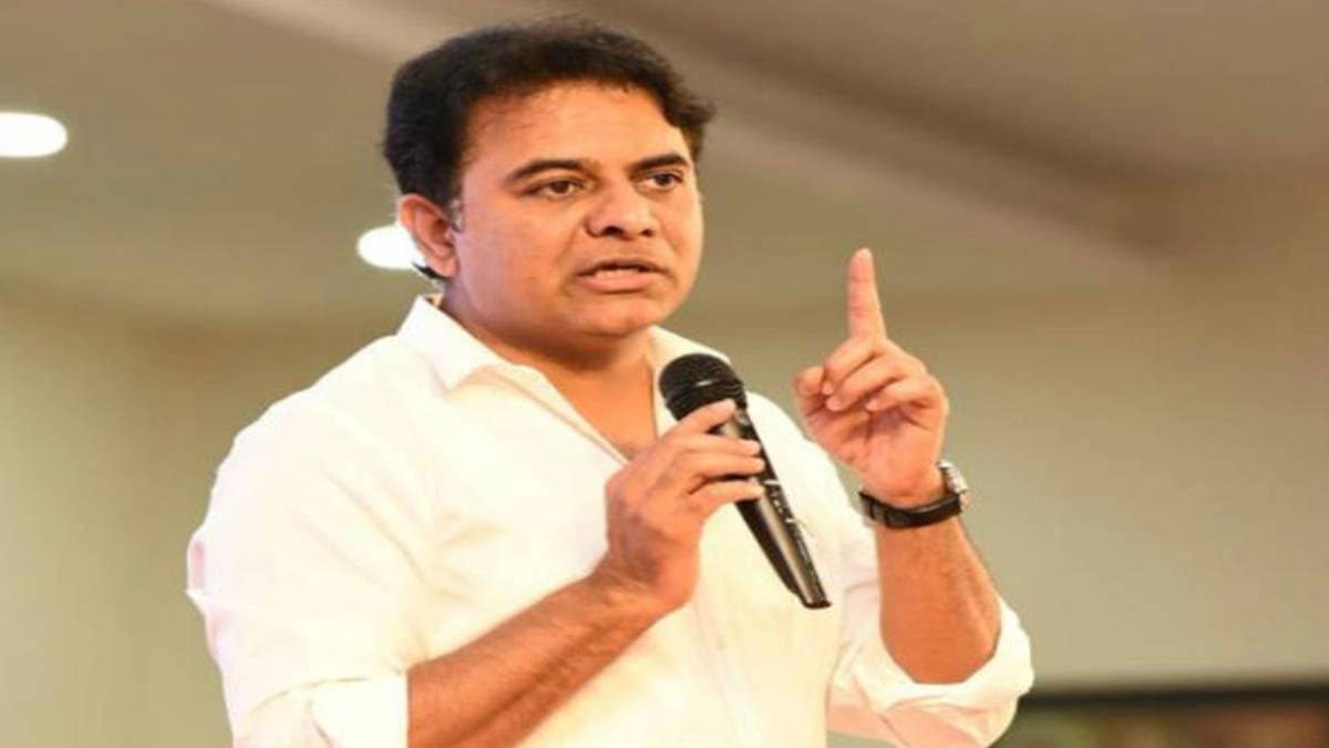 KT Rama Rao demanded the return of election ballots on paper