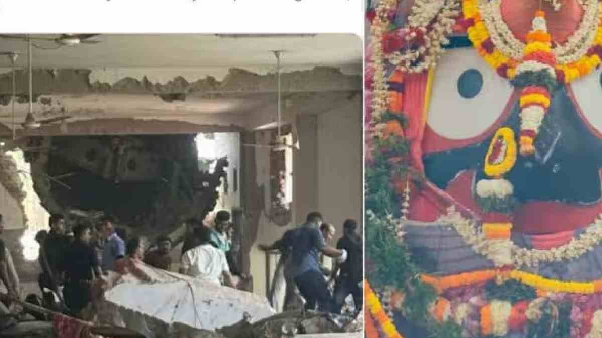 Lord jagannath eyes at ahmedabad ai171 flight crash site netizens share viral photos