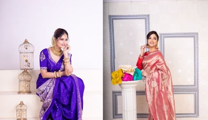 Fashion: মরশুমি সাজ! সাবেকি অনুষ্ঠান হোক বা পার্টি, শাড়িতেই হয়ে উঠুন শো-স্টপার