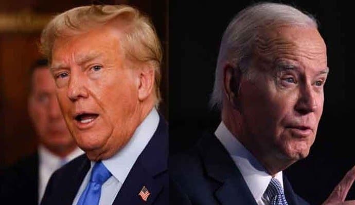 USA Election: নির্বাচনের আগে জনপ্রিয়তা বেড়েছে ট্রাম্পের, সমর্থন কমল বাইডেনের