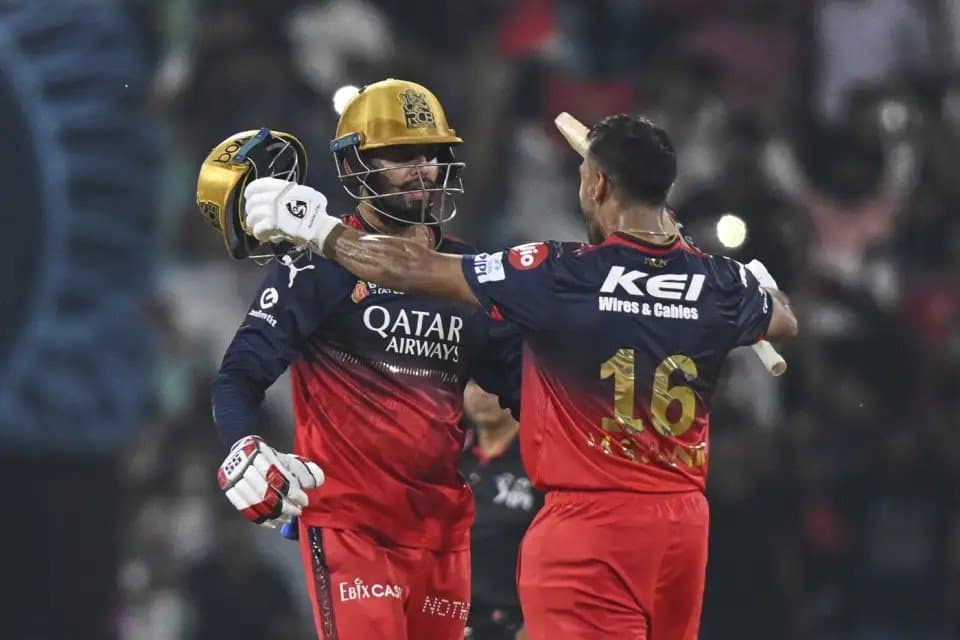 RCB script never seen before record with stunning run chase 