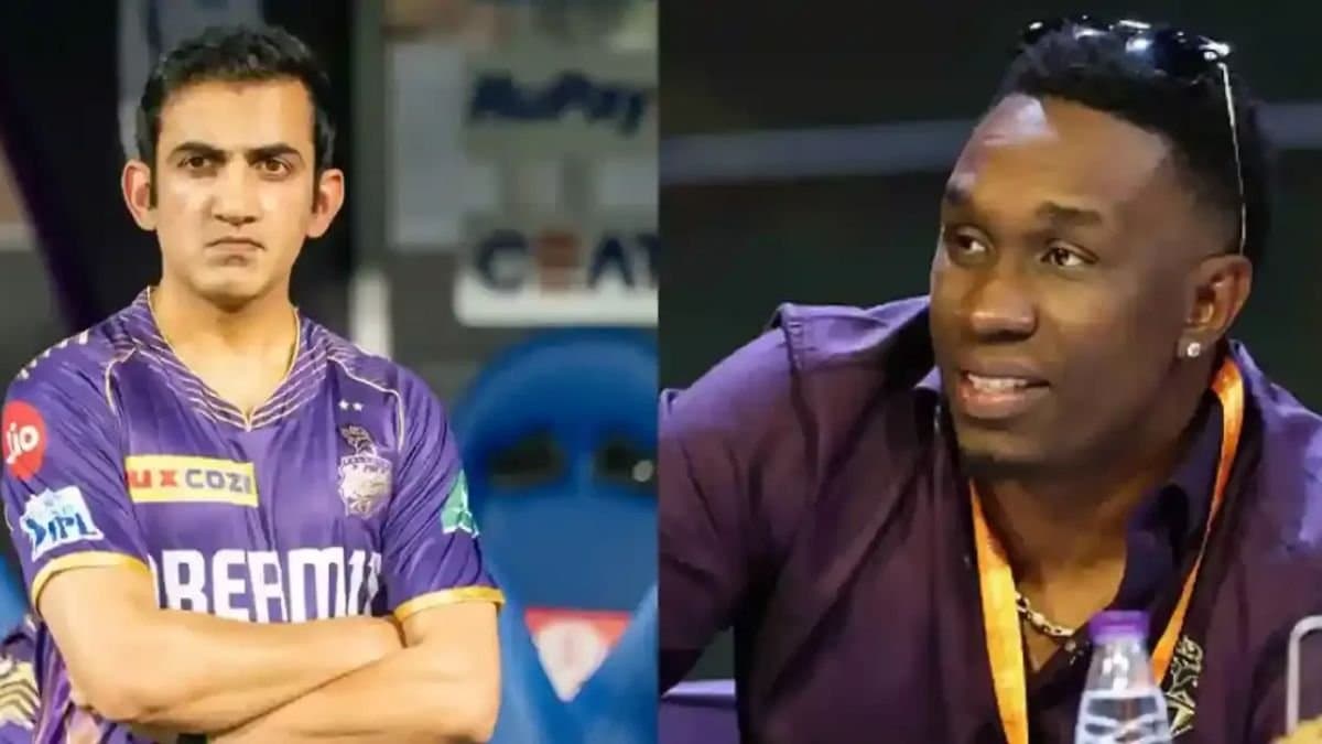 KKR mentor Dwayne Bravo reveals messaging Gautam Gambhir for tips ahead of IPL2025 season spt 