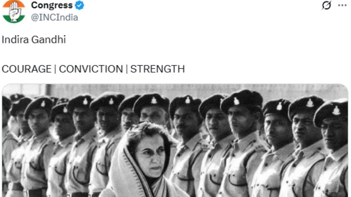 Indira is back leading to intense verbal battles between Congress and BJP