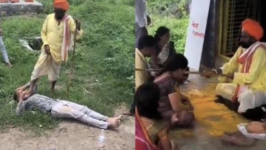 Self Styled Baba Hits Followers Feeds Them His Urine In Maharashtra