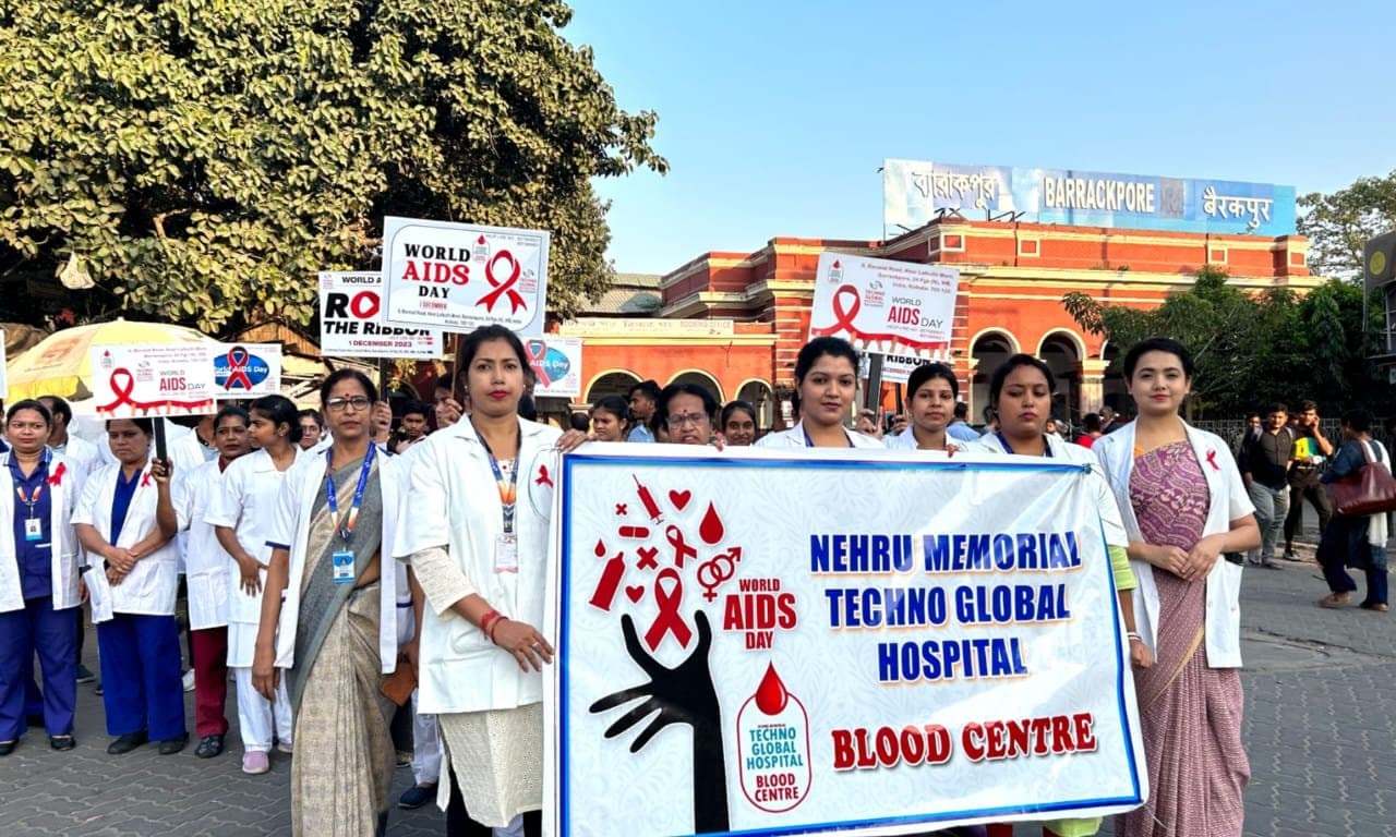 TECNO GLOBAL HOSPITAL AWARENESS RALLY OF WORLD AIDS DAY