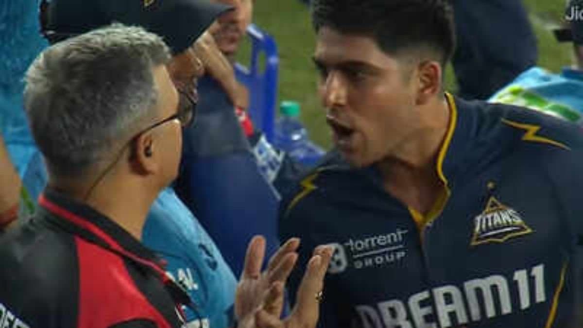  আম্পায়ারের উপরে চড়াও হওয়ার পরে গিলের লাথি হায়দরাবাদ তারকাকে, রইল ভিডিও 