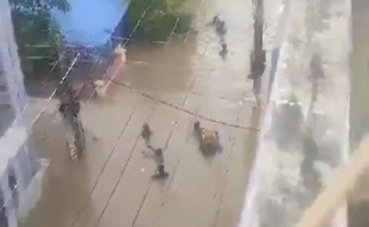 father put his child in a plastic box to ensure its safety gnr