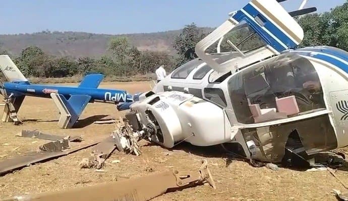Maharashtra: দুর্ঘটনার কবলে শিবসেনা নেত্রীর হেলিকপ্টার 