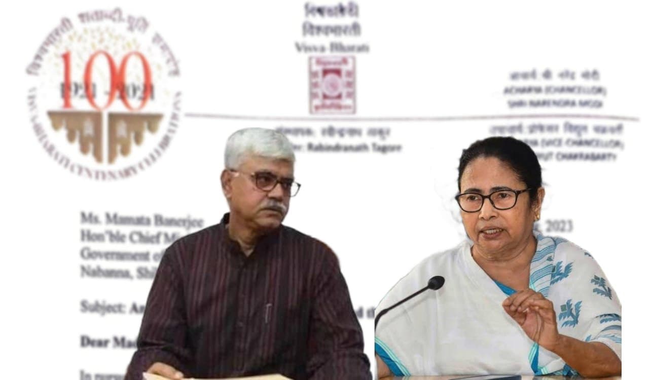 মুখ্যমন্ত্রীকে চিঠিতে তীব্র আক্রমণ বিশ্বভারতীর উপাচার্যের