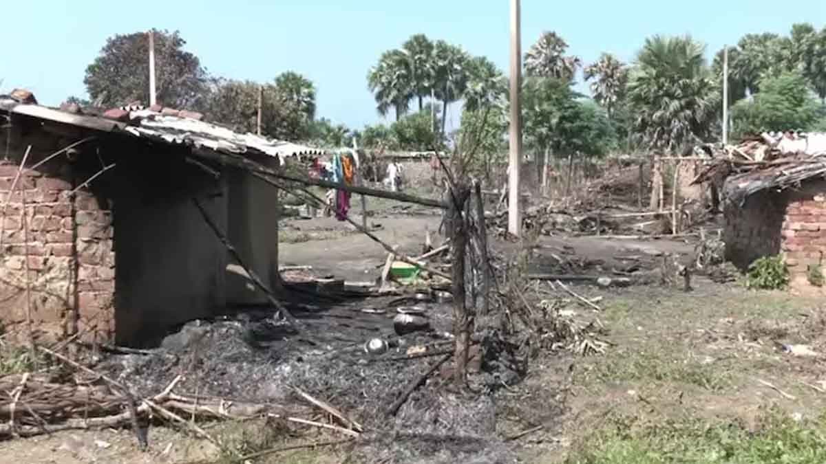  21 houses of Dalits set on fire in Bihar, Congress jungle raj jab at NDA gnr