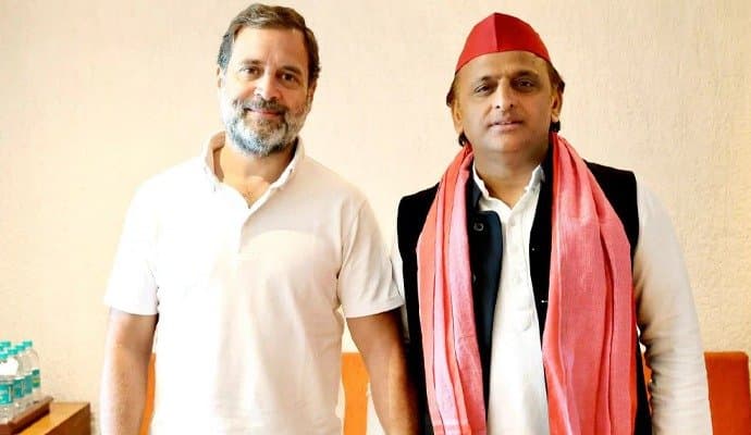 Akhilesh Yadav: গাজিপুর থেকে গাজিয়াবাদ নিশ্চিহ্ন হবে বিজেপি, রাহুলকে পাশে নিয়ে বার্তা অখিলেশের