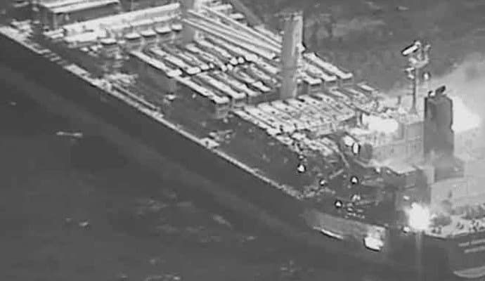  3 Killed, 4 Injured After Houthi Missile Hits Ship In Gulf Of Aden