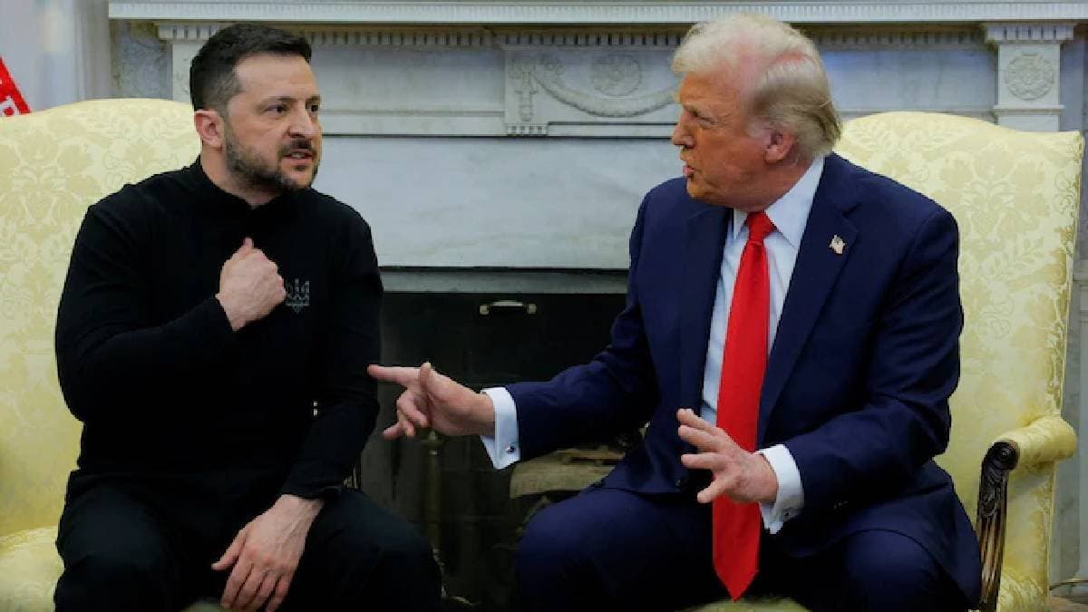 Trump Zelenskyy meet turns into shouting match at Oval Ofiice Ukraine President asked to leave