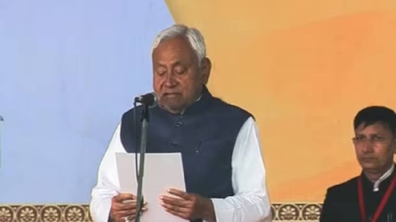 Nitish Kumar sworn in as Bihar Chief Minister for record 10th time