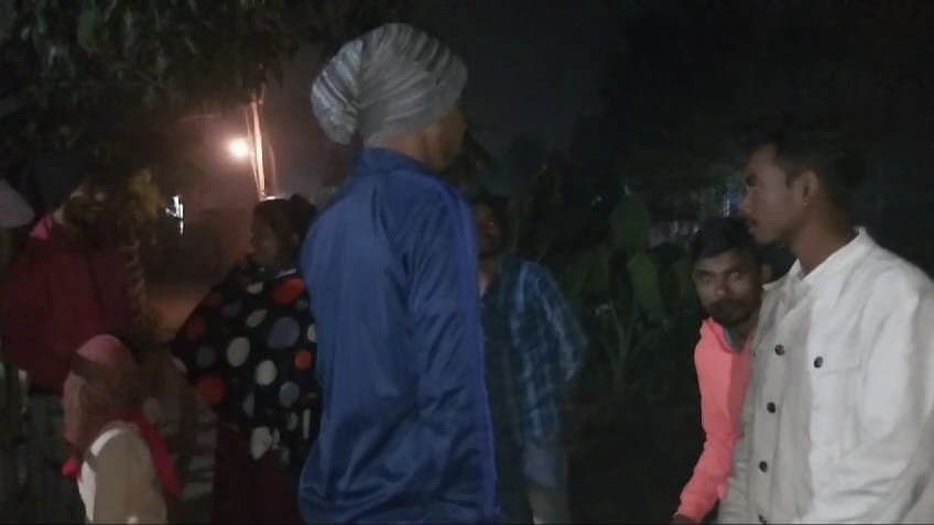 Unidentified man with weapons creates chaos in kalna village gnr 