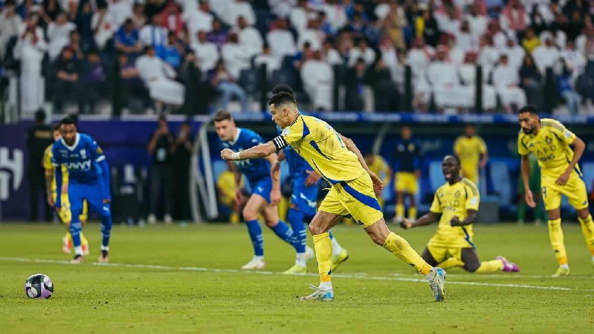 Cristiano Ronaldo clinches incredible football goal scoring record with brace for Al Nassr