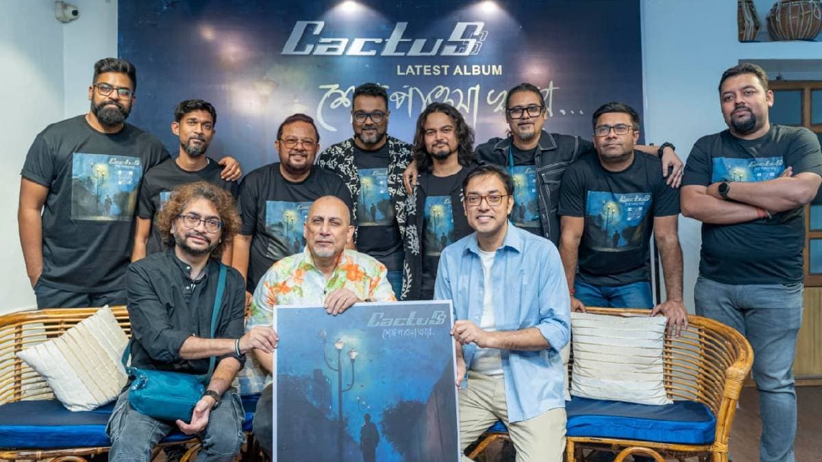 Bengali rock band cactus s new album sesh pawa khabar released ENT