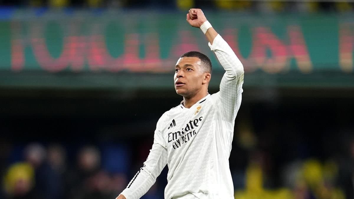 Kylian Mbappe double at Villareal takes Real Madrid top in La Liga spt 