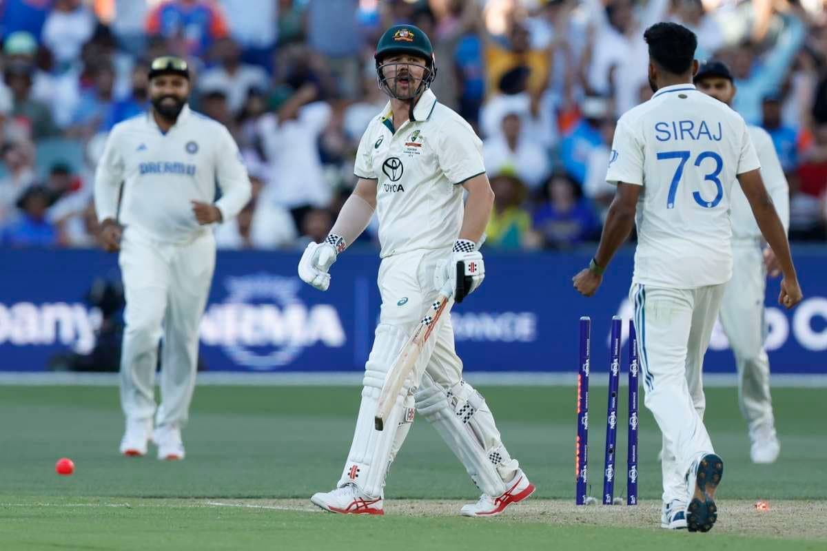 Mohammed Siraj gives fiery sendoff to Travis Head, gets booed by Adelaide crowd spt 