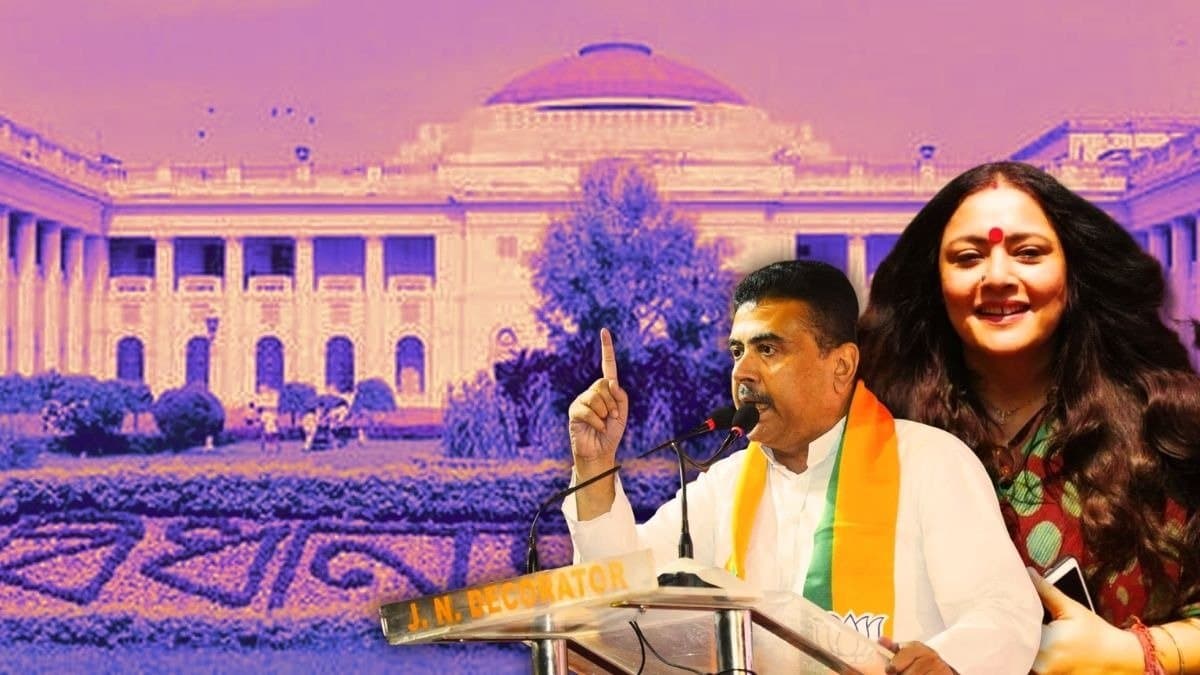 Subhendu Adhikari Agnimitra Paul and 2 more bjp leaders suspended from assembly gnr 