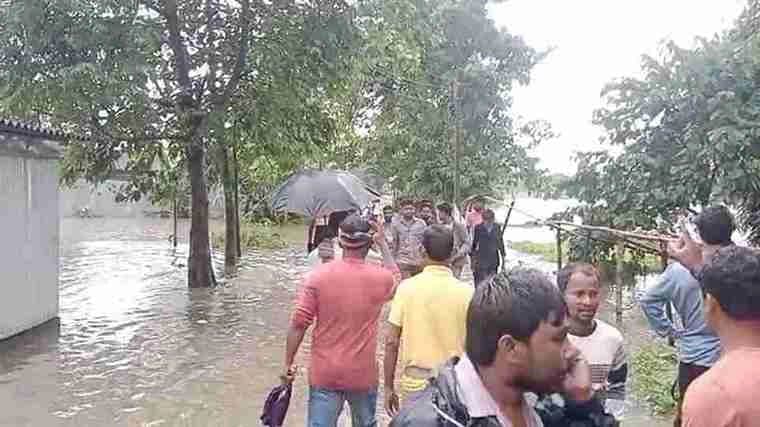 North Bengal Heavy Rainfall Triggers Flood in Many Areas 