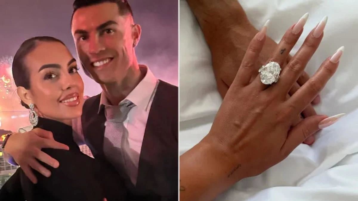 Cristiano Ronaldo accused of proposing to Georgina Rodriguez with a cocktail ring 