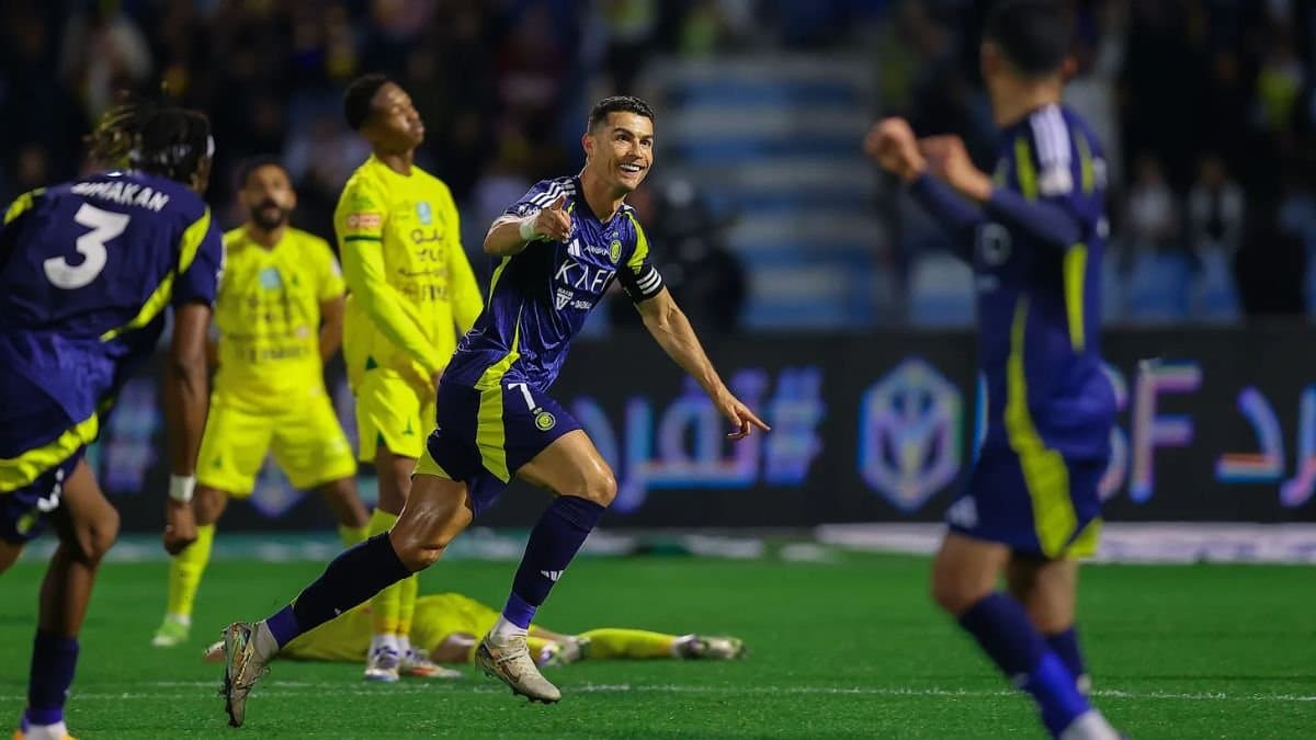 Cristiano Ronaldo scored a brace against Al Khaleej in Saudi Pro League spt 
