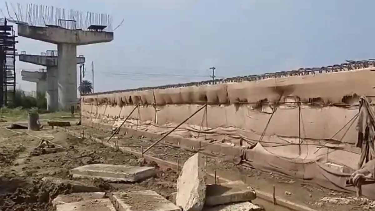  Under-Construction Bakhtiyarpur-Tajpur Mahasetu Falls In Samastipur gnr 