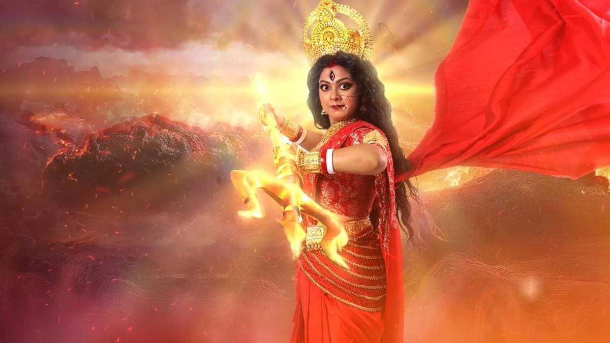 Tollywood actress Payel Dey Returns as Goddess Durga in in Sun Bangla s Mahalaya Special Akaal Bodhan
