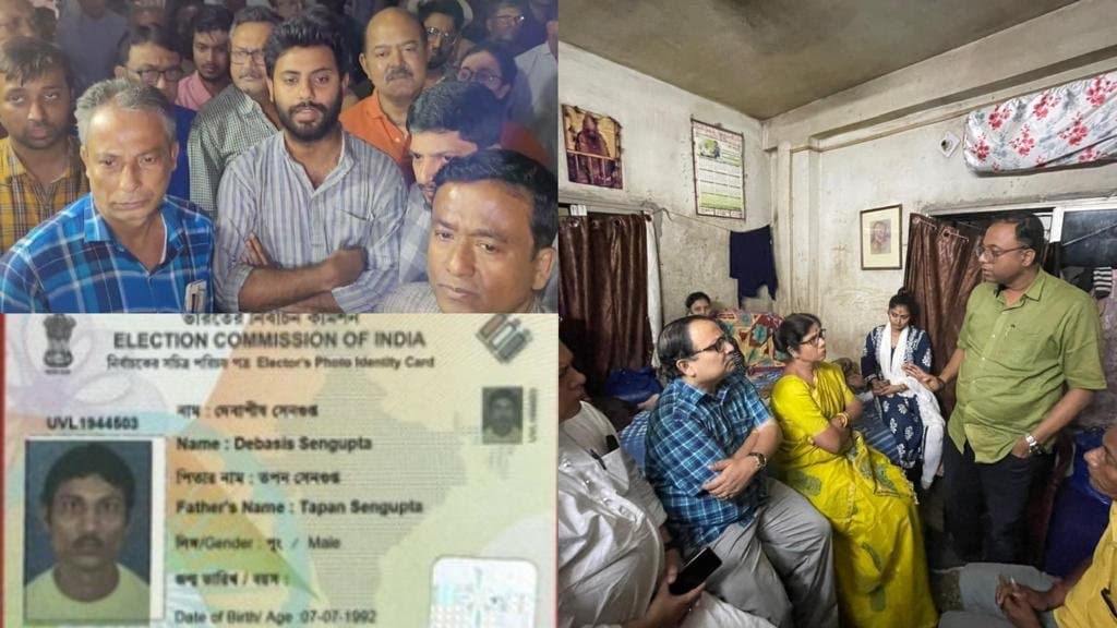 Death of Debashis on Caa issue, Trinamool, Left leaders at home