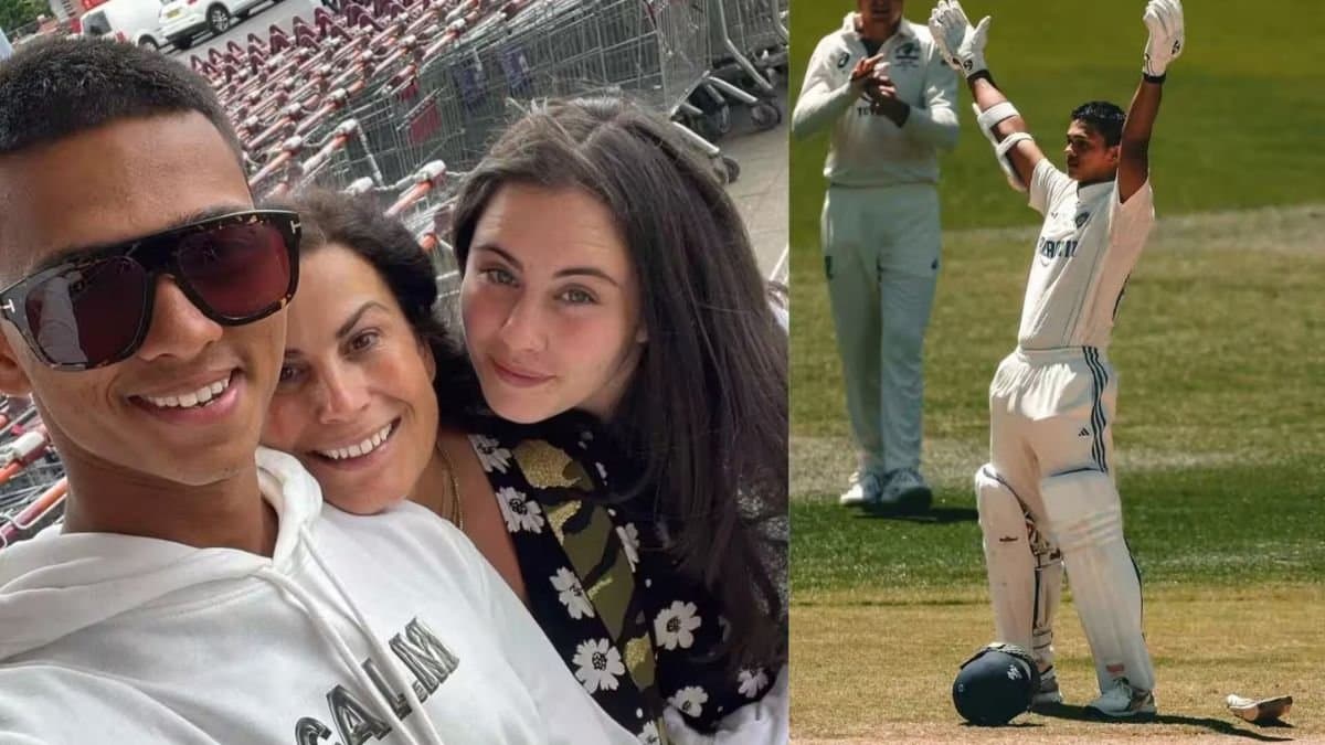  Picture of Yashasvi Jaiswal and Maddie Hamilton  is viral on social media spt 