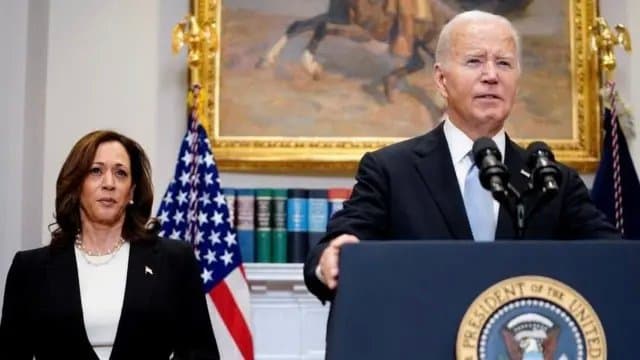 Biden Drops Out Of Re-election Battle With Trump, Endorses Kamala Harris gnr 