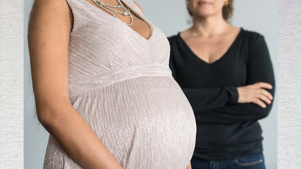 Mother in law interrupts gender reveal party to announce she is pregnant