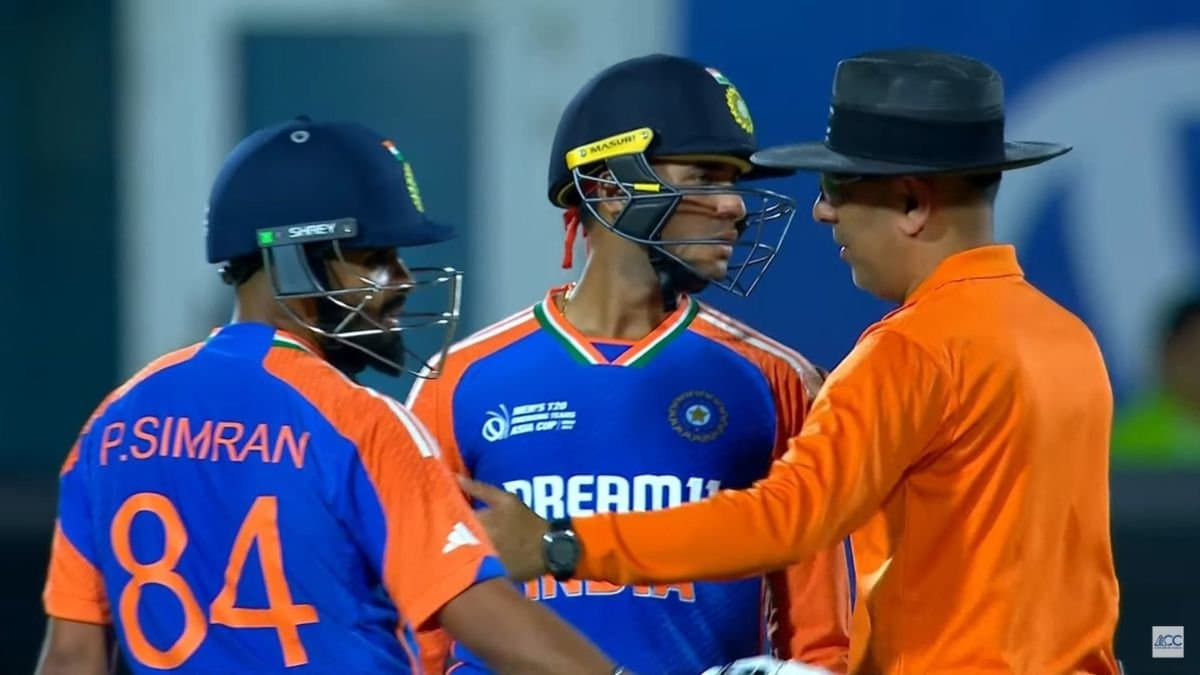 Abhishek and Sufiyan in heated exchange in India A vs Pakistan A clash spt 