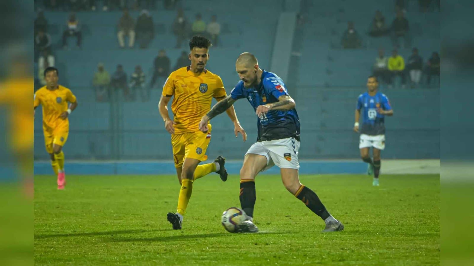 Inter Kashi start i League campaign with a slender win over sporting club Bengaluru spt 