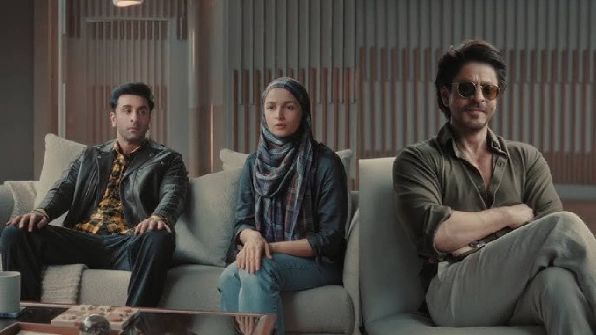 Shah Rukh Khan Alia Bhatt and Ranbir Kapoor each take on their iconic characters in the newest advertisement ENT 