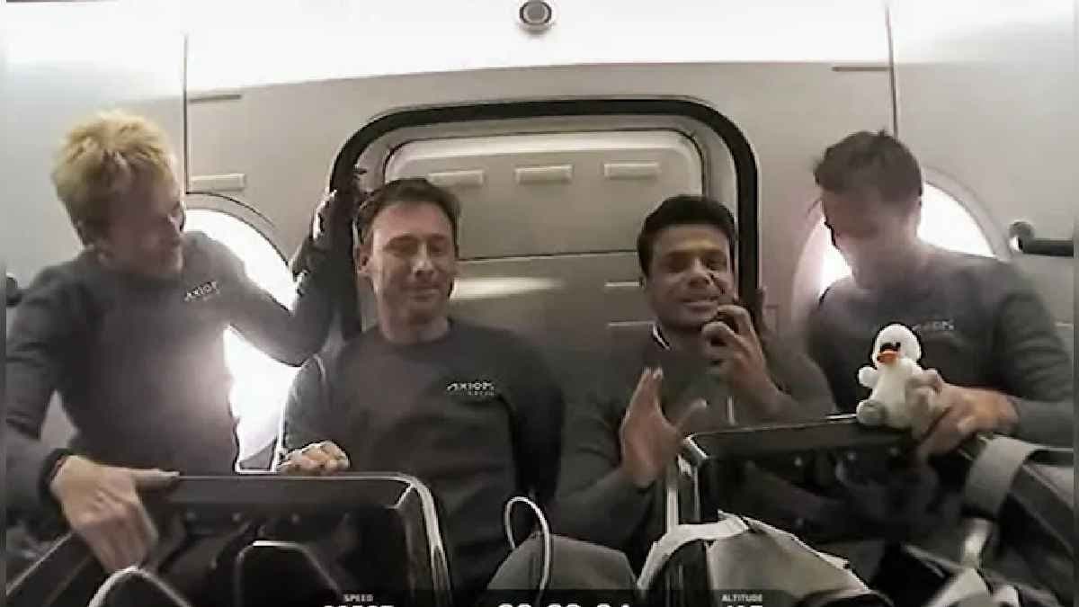 Shubhanshu Shukla not feeling well in International Space Station