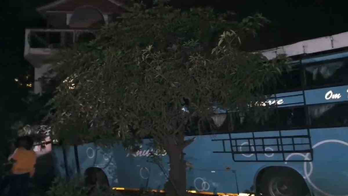 bus accident at siuri one dies