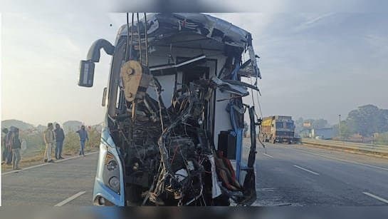  30 Injured, 10 Critical After Bus Crashes Into Truck In Rajasthan Amid Dense Fog gnr 