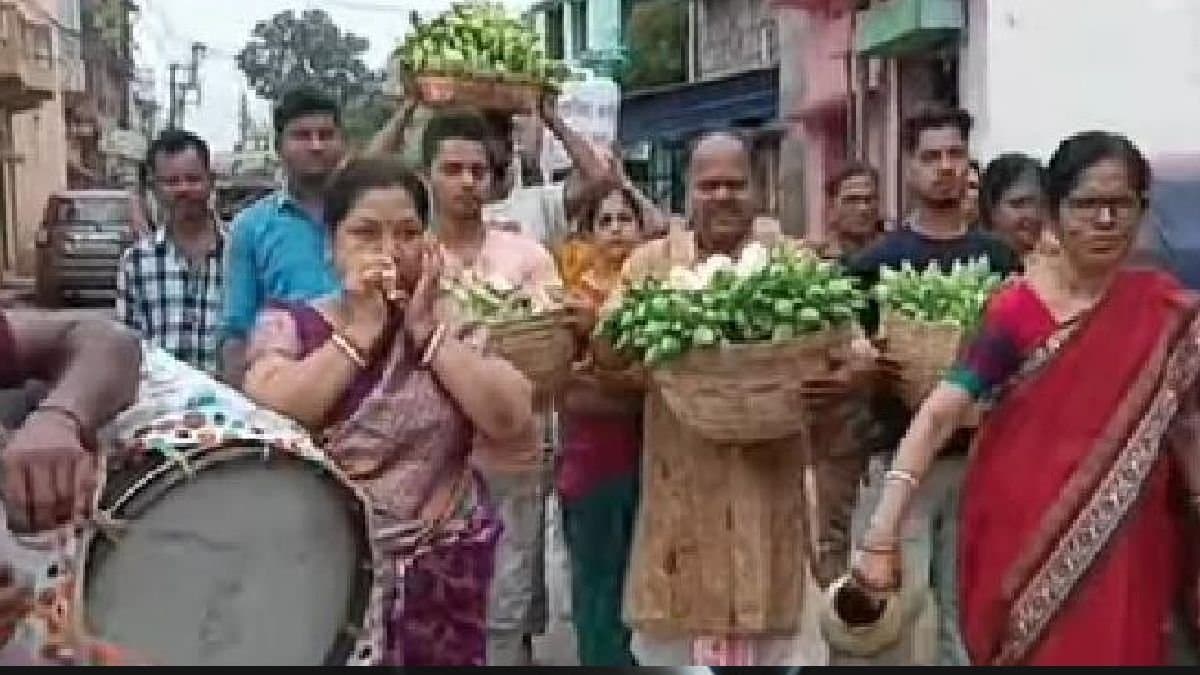  Water from susunia hill and Lotus brought from bankura to Digha Jagannath Temple inauguration