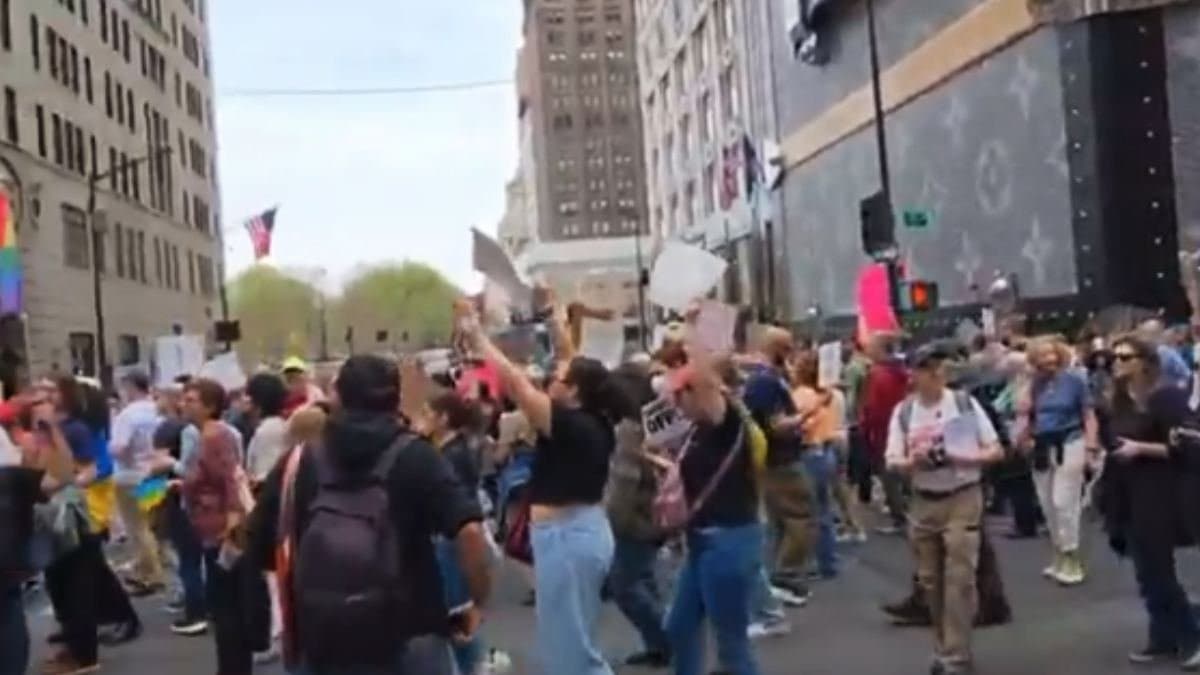 Again anti Trump protests across US know the Banners slogans marches reason