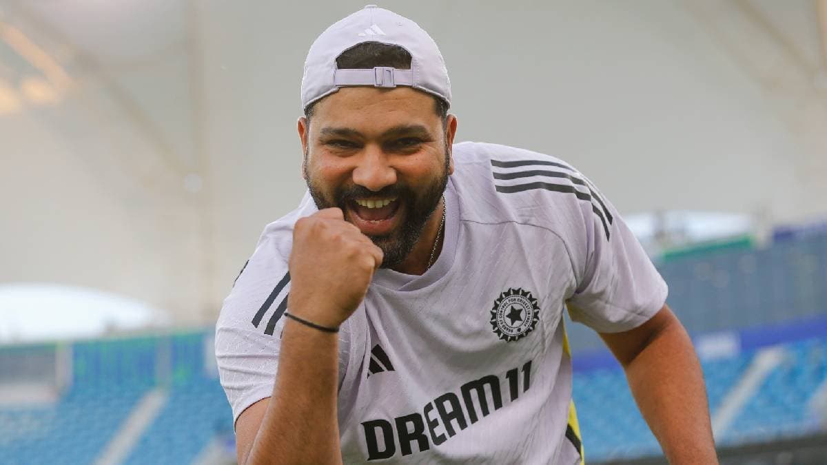 ICC Champions Trophy Final Rohit Sharma breaks world record in captaincy