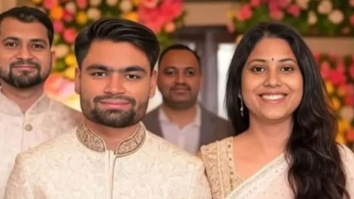 Cricketer Rinku Singh and MP Priya Saroj celebrated their engagement ceremony in grand style 