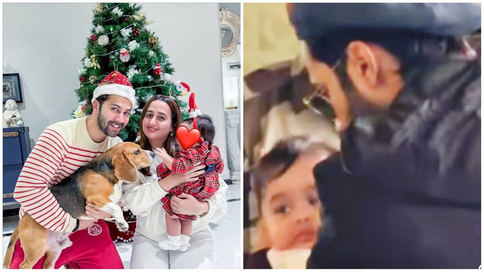 varun dhawan and natasha dalal take their daughter lara for her first new year vacation ent