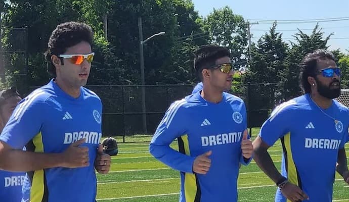 Hardik Pandya:‌ নিউইয়র্কে দলের সঙ্গে যোগ দিলেন হার্দিক, নামলেন অনুশীলনেও