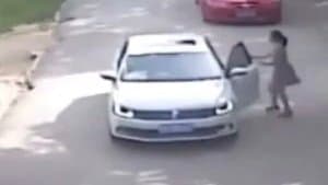 Woman Steps Out Of Car to Argue with Husband Regrets It Later