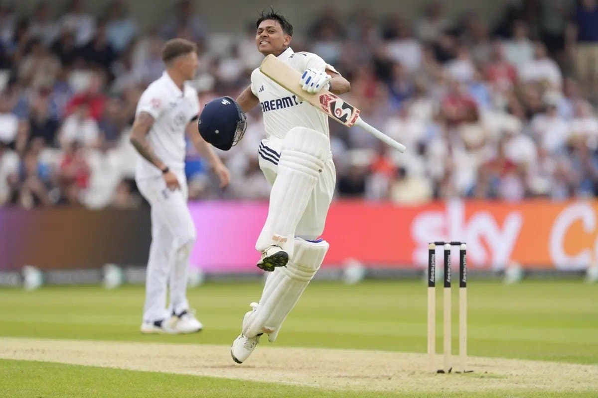 Yashasvi Jaiswal scores century in first test against England 