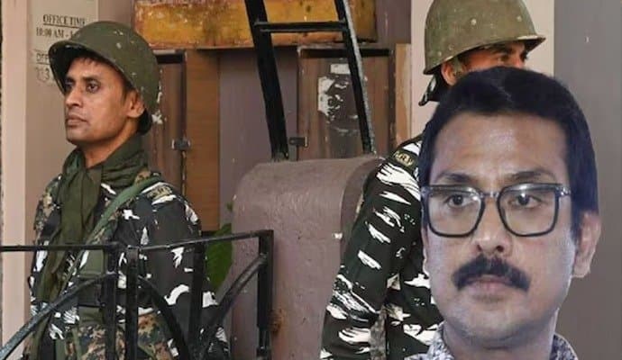 IT raids ongoing in aroop biswas brother's house 