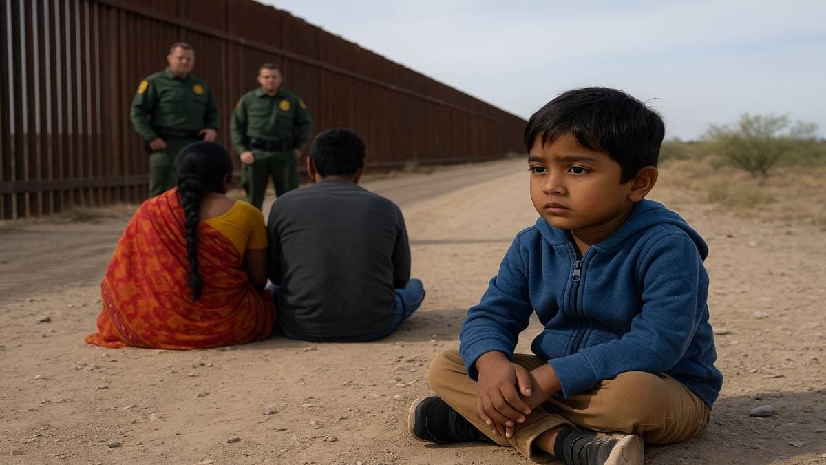 Parents abandoning Indian children at US-Mexico border visa strategy or humanitarian crisis