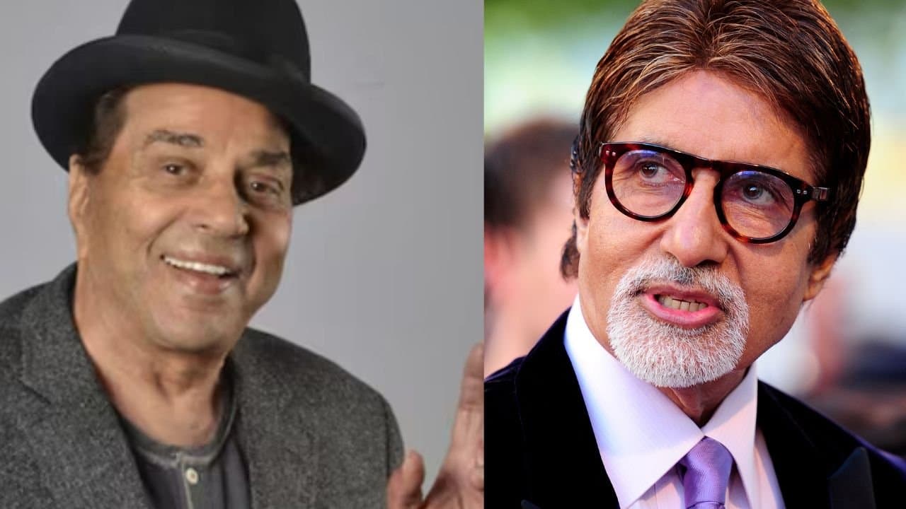 Amitabh Bachchan visits Dharmendras house as  Sholay actor got discharged from hospital 
